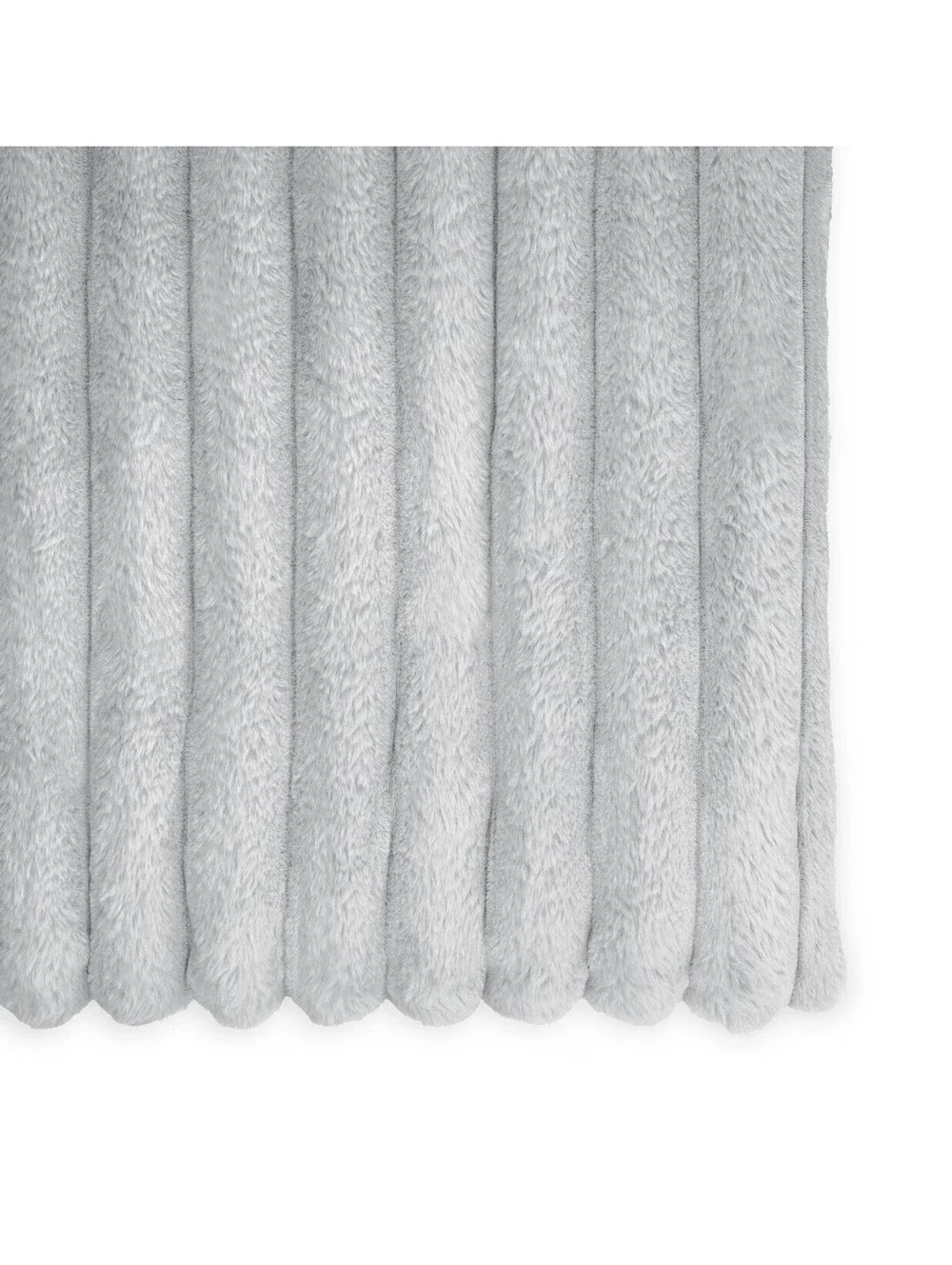 Member's Mark 3-Piece Channel Faux Fur Comforter Set, Full/Queen
